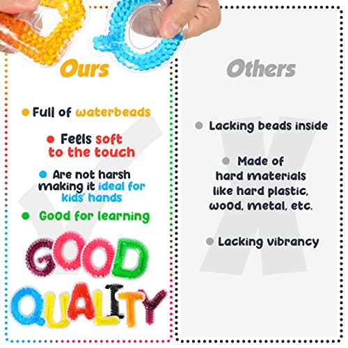 LESONG Autism Sensory Fidget Toys: Alphabet Letters ABC Learning Educational Montessori Toys,Quiet Fidgets Sensory Toys for Classroom Calm Down Corner Autistic Relief