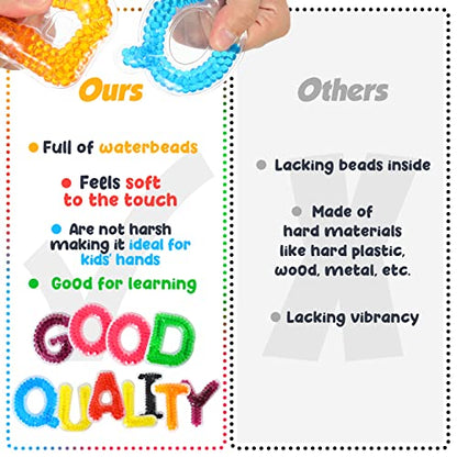 LESONG Autism Sensory Fidget Toys: Alphabet Letters ABC Learning Educational Montessori Toys,Quiet Fidgets Sensory Toys for Classroom Calm Down Corner Autistic Relief
