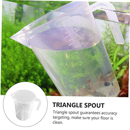 1pc Thickened Measuring Cup for Aquarium Water Change and Fish Feeding Scale Safety Material Easy to Use Fish Tank Accessory