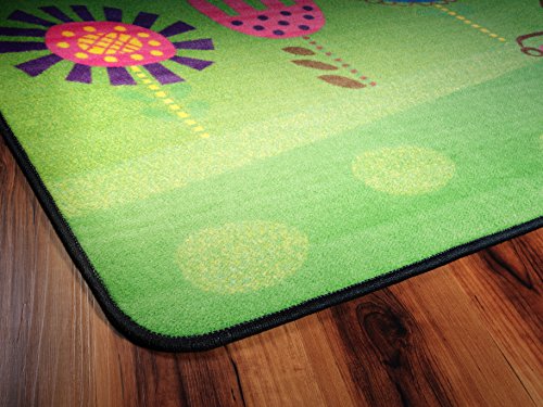Flagship Carpets This is The Day The Lord Has Made Bible Worship 영감을 주는 멀티컬러 러그, 어린이 교실 카펫 또는 어린이집 활동 공간용, 1.2 x 1.8m(4 x 6피트), 직사각형 - size: 4' x 6' (Rectangular)