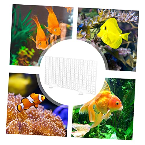 Aquarium Divider Bottom Plastic Separation Board Fish Breeding Box for Aquarium Net Design Easy to Install