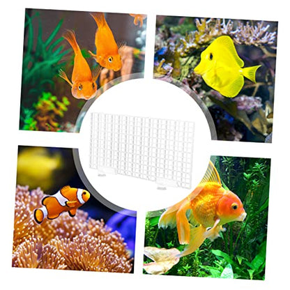 Aquarium Divider Bottom Plastic Separation Board Fish Breeding Box for Aquarium Net Design Easy to Install