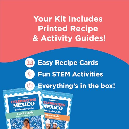 BāKIT Box Churros Baking Kit for Kids, Authentic Mexican Dessert with Printed Recipe & Activity Guide, Fun STEM Learning Gift for Ages 5–12, Homeschool & Family Cooking Set - color: Churro Maker