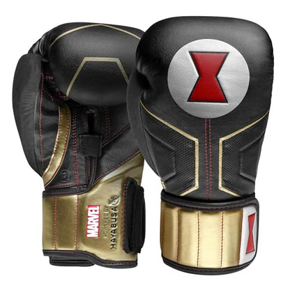 Hayabusa Marvel Hero Elite Boxing Gloves for Men and Women - color: Black Widow, size: 16oz