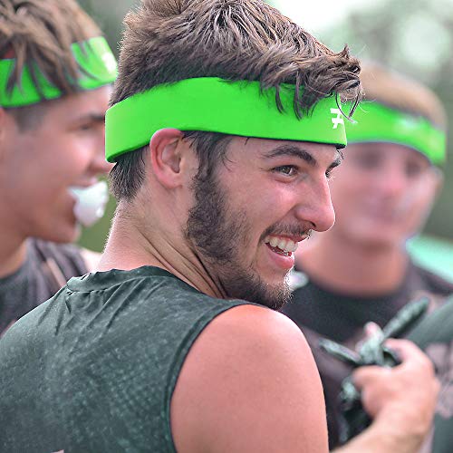 Unequal Halo 1 – 6mm Protective Headgear with Military-Grade Patented Composite, Coated Aramid Fabric - color: Lime, size: Large-X-Large