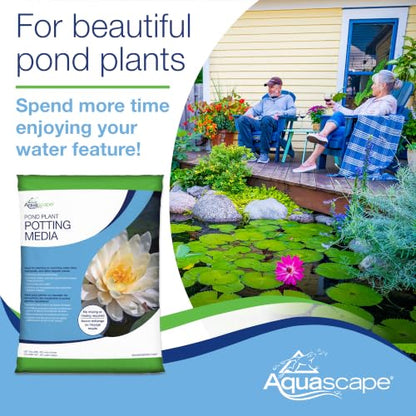 Aquascape Pond Plant Potting Media, Nutrient-Rich Aquatic Soil for Water Gardens, Supports Strong Root Growth, 432 Cubic Inches, 89003 - size: 432 cubic inches