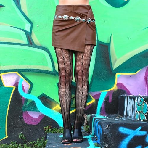 Millennials In Motion Sheer Elegance Patterned Tights - color: Polka Dot