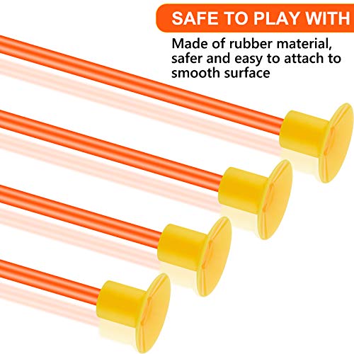 Skylety 10 Pieces Replacement Suction Cup Arrows Replacement Rubber Tip for Archery Set