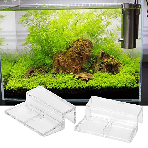 KIMISS 20Pcs Glass Cover Acrylic Clip Holder Support Clamp Accessory for Aquarium Fish 20Pcs Glass Cover (8mm) - size: 8mm