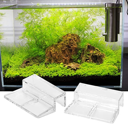 KIMISS 20Pcs Glass Cover Acrylic Clip Holder Support Clamp Accessory for Aquarium Fish 20Pcs Glass Cover (8mm) - size: 8mm