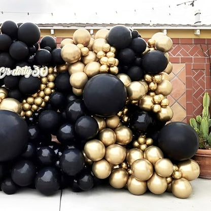 Voircoloria 66pcs Metallic Gold Latex Party Balloons, 12inch - color: 05 Metallic Gold, size: 12 inch - 66pcs