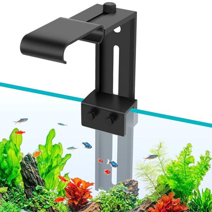 hygger Aquarium Light Clip Holder (for HG-957),1 Piece, Aquarium Fish Tank Light Riser/Holder/Bracket/Stand/Mount - size: 1 piece