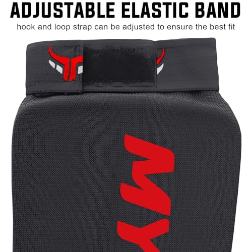 Mytra Fusion Shin Pads Instep Protector Kick Boxing Muay Thai Training Elasticated shin Guards - color: Black, size: Small-Medium