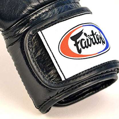Fairtex BGV1BR Breathable Boxing Gloves, Lightweight Shock Absorbent Gear - color: Black, size: 16 oz