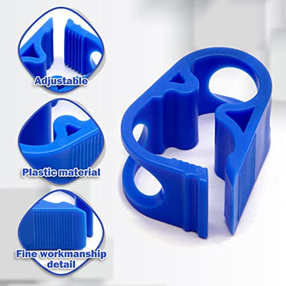 Murtenze Siphon Hose Clamp, Blue, 6Pcs | Flow Control Clamp, Adjustable Tube Clamp, Plastic Tubing Clamps - color: Blue