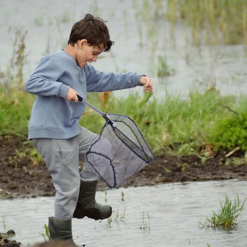 Fishing Net with Handle,Fish Crab Minnow Net Extendable for Fish Tank