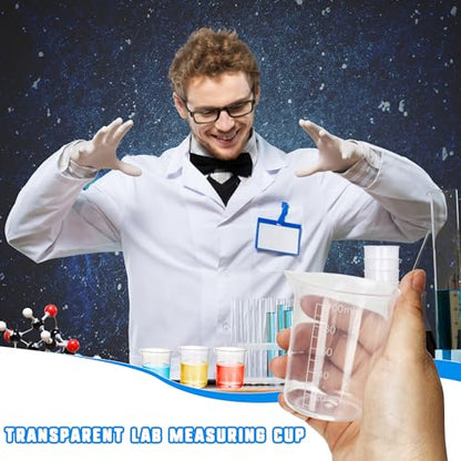 36 Pcs Plastic Measuring Cups Clear Graduated 100 ML/3.4 OZ Measuring Cups Mixing Beaker for Resin DIY Classroom Experiment Laboratory