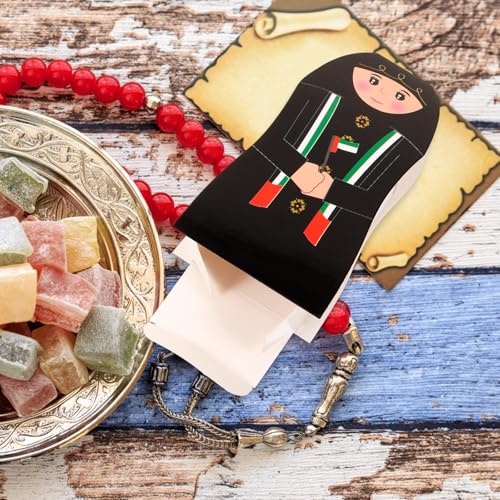 CHILDWEET 30pcs Middle Eastern Eid Candy Boxes Party Favor Treat Holders Paper Candy Packaging for Men and Women Wrapping Supplies