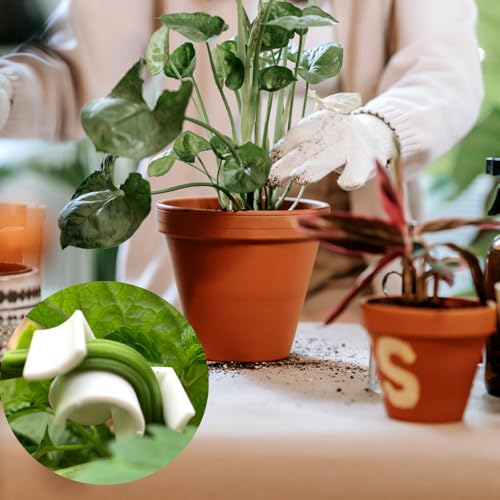 40 Pcs Low Stress Training Clips, 90 Degrees Plant Trainer, Bud Benders, Plant Stem Support Bender for Plants - White - color: 40 Pcs White