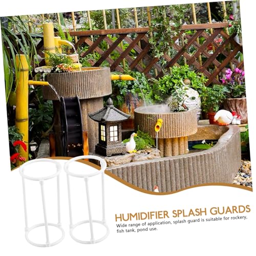 balacoo 8pcs Portable Splash Guards for Humidifier Rockery Design Easy to Install Water Protection for Fish Tank Reusable Splash Guard for Humidifier