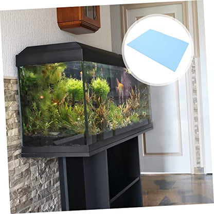 POPETPOP Aquarium Bottom Mat Thick Non Slip Fish Tank Pad for Shock Absorption Heat Insulation Aquarium Leveling Mat for Fish Tank Protection