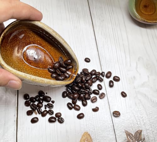 Coffee Bean Dosing Cup, Ceramic Dosing Dish for Coffee Beans, Coffee Bar Accessories
