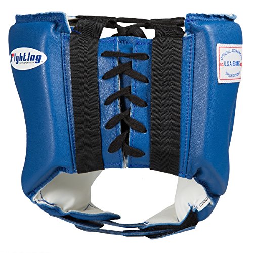 Fighting Sports USA Boxing Competition Headgear (Cheek), Blue, Large