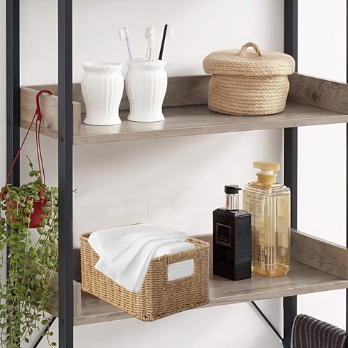 YRMT Rattan Storage Basket Pantry Baskets with Built-in Handles Wicker Baskets for Organizing Waterproof Woven Nature 12" x 8" x6" - size: 12"x8"x6"