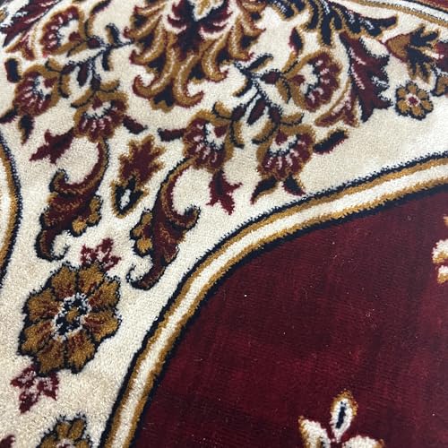 Modefa Turkish Islamic Prayer Rug - Multi Person Janamaz Sajada for Family or Large Gathering & Group Praying Carpet - Wide Plush Velvet Praying Mat (Mihrab Red - 5 Person) - color: Mihrab Red