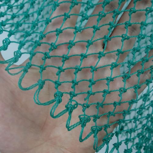 ABOOFAN Fishing Landing Net Replacement Mesh Outdoor Fishing Net Sturdy Thick Line 40cm Large Head for Freshwater and Saltwater Anglers