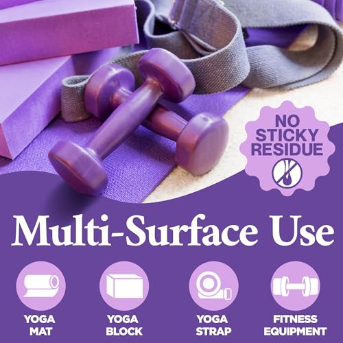 Durabasics Yoga Mat Cleaner Spray – Lavender Scent – 2 Pack (4 oz Each) with Microfiber Towel – Mat Spray Cleaner for Sweat & Odor – Quick-Dry, No Rinse Formula for Gear & Gym Equipment