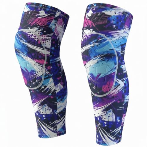 Girls Wrestling Knee Pads & Knee Sleeves, Youth Padded Compression Knee Support for Wrestling Practice, Competition & Training, Pair (Medium) - size: Medium