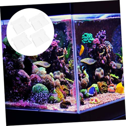 TOYANDONA 4pcs Sturdy Aquarium Lid Holders Easy to Install Fish Tank Cover Bracket for Tanks Acrylic Support Racks for Aquariums