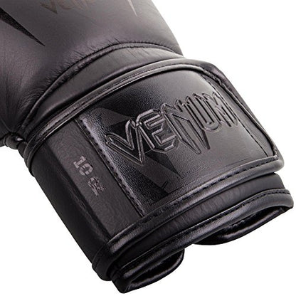 Venum Giant 3.0 Boxing Gloves - Nappa Leather - color: Black/Black, size: 10 oz