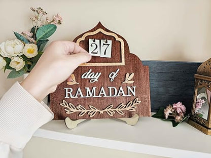 OLEEK Ramadan countdown calendar - Ramadan decorations for home 2026 - Ramdan calendar for kids - Ramadans gifts for kids - ramadan calendar 2026 - ramadan advent calendar - زينة رمضان كريم ديكور