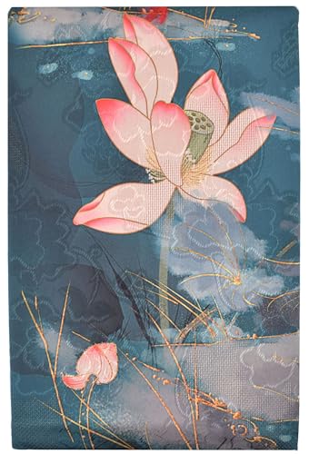 BLBMH 6x9 Bible Book Cover for Women, Non-Stretch Fabric Protector for Paperback, Handmade Soft Cloth Sleeve with Bookmark for Journals Notebooks | Privacy Reading Gift - Lotus - color: Lotus a