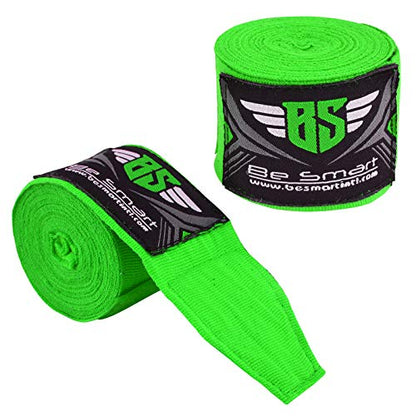 Boxing Hand Wraps 180" Wrist Bandages Fist Inner Gloves MMA,UFC, Muay Thai Pair - color: Green, size: 4.5m