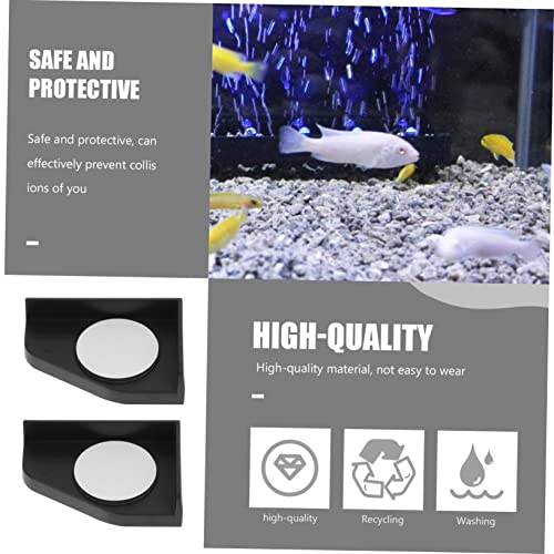 Mipcase 8pcs Fish Tank Corner Pads Thickened -Collision Corner Protectors for Aquarium Base Shockproof Safety Bumpers Easy to Install Non- Mat for Preventing Damage