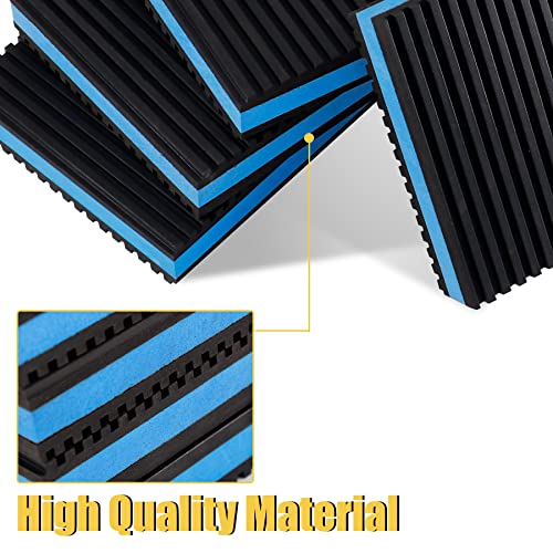 4 Pack Rubber Anti Vibration Pads,4 x 4 x 7/8 inches Heavy Duty EVA Isolation Mats for Air Conditioner,HVAC System,Compressors,Washer and Dryer - size: 4 x 4 x 7/8 inches