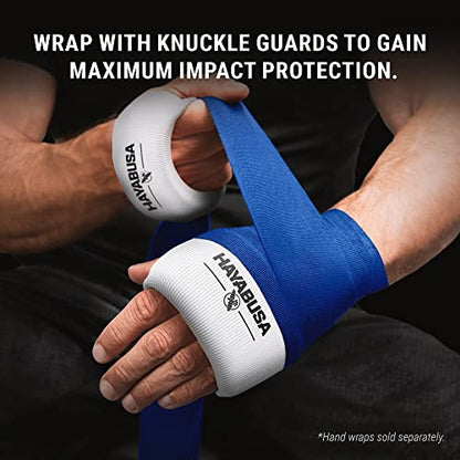 Hayabusa Boxing Knuckle Guards - color: White, size: Small-Medium