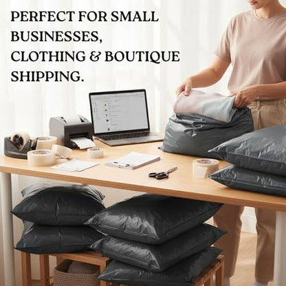 Large Shipping Bags | 17" x 24" | Self Sealing Jumbo Poly Mailers | 25 Large Mailing Bags for Shipping Clothes, Shoes or Posting Packages. Self Adhesive Strong Seal, Waterproof and Tamperproof - size: 17x24 - 25 Bags