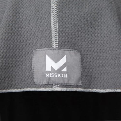 MISSION Cooling Hoodie Towel, Evaporative Cool Technology, Cools Instantly When Wet, UPF 50 Sun Protection, Contours Your Head to Stay in Place, Great for Sports, Fitness, Gym - color: Charcoal