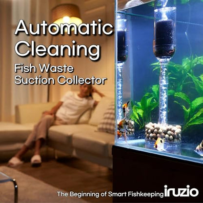 Aquarium Cleaner 2-in-1 Holder Cover | Debris & Media Guard | Helps reduce debris entry and keeps media or weights in place around fish, shrimp, or turtles; for IRUZIO 2-in-1 only.
