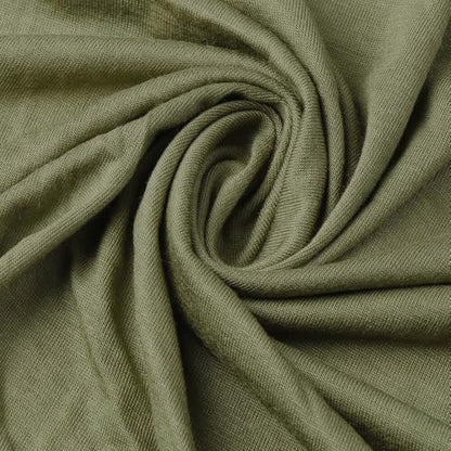 Soft Stretch Head Wrap Scarfs Long Turban Head Wrap Tie for Women - color: Army