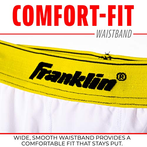Franklin Sports Compression Sliding Shorts - Adult + Youth Baseball Compression Underwear with Cup Pocket - style: Adult Medium