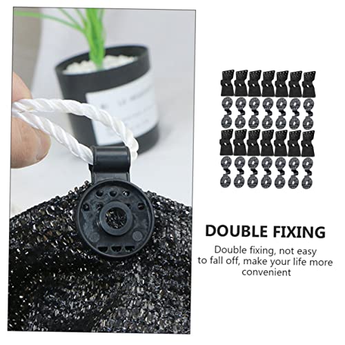 KESYOO 30Pcs Non Slip Mesh Buckle Clips for Shade Cloth and Greenhouse Fixing Durable Sunshade Clamp for Secure Attachment of Nets and Canopies