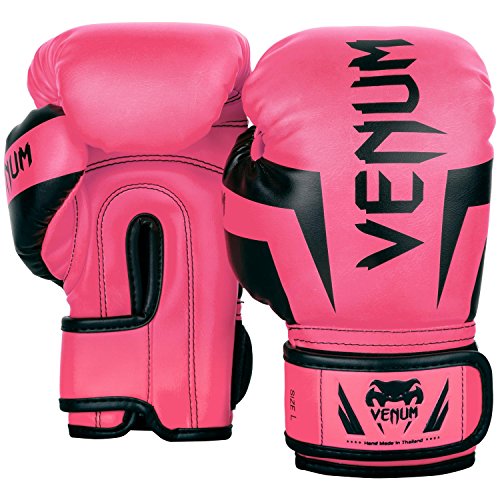Venum Venum Elite Boxing Gloves Kids - color: Neo Pink, size: Large