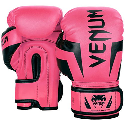 Venum Venum Elite Boxing Gloves Kids - color: Neo Pink, size: Medium