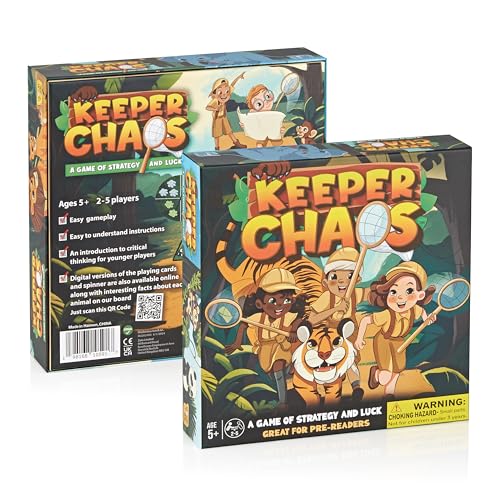 – Award Winning Zoo-Themed Adventure & Strategy Board Game for Kids & Family Game Night, Zoo Gift for Pre-Readers & Kids 5+, Fun Family Board Games for 2-5 Players