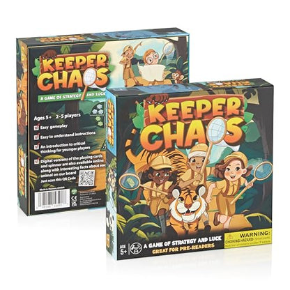 – Award Winning Zoo-Themed Adventure & Strategy Board Game for Kids & Family Game Night, Zoo Gift for Pre-Readers & Kids 5+, Fun Family Board Games for 2-5 Players